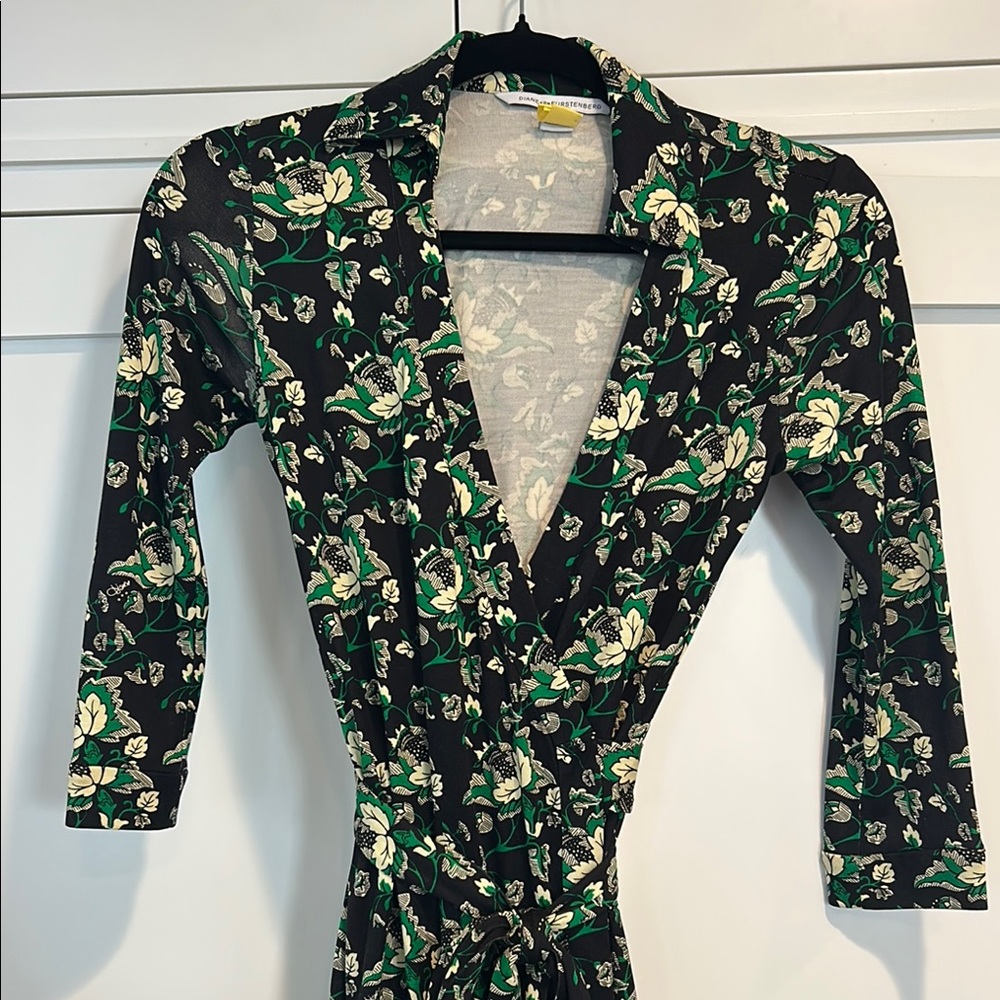 Classic Diane Von Furstenburg Wrap Maxi Dress, Sz 2